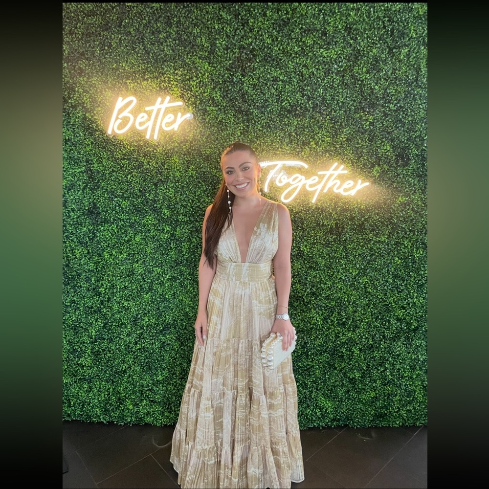 Weeding Guest Gown - Gold